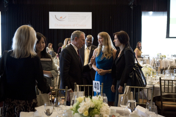 Mayor Bloomberg, Marcy Clark, Jodi Leib