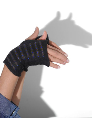 Elyse Allen Merino Cropped Fingerless Gloves