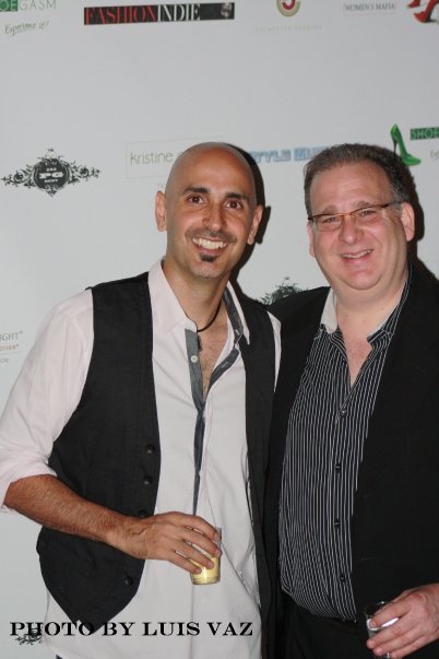 On the left, our host Steven Gad at the Women\'s Mafia Fashion Show Spring/Summer 2010