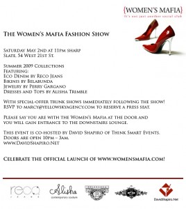 Women's Mafia Fashion Show