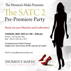 Sex and The City Pre-Premiere Party NYC,women's mafia event
